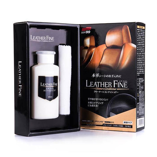 Soft99 Leather Fine-Cleaner & Conditioner - Stancesupply