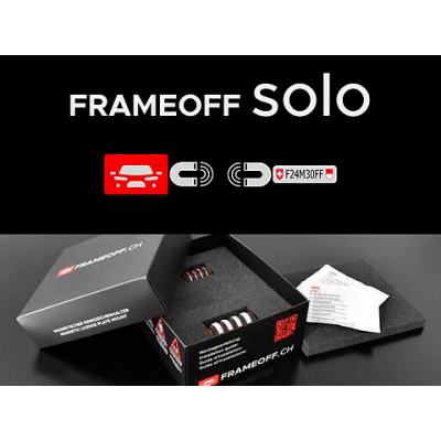 FRAMEOFF Magnet Nummerplade Sæt - SOLO - Stancesupply
